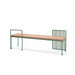 Gewerbefabrik Sitzbank Lenggries Outdoor Bank Parkbank Holz Grün RAL 6018