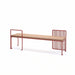 Gewerbefabrik Sitzbank Lenggries Outdoor Bank Parkbank Holz Rot RAL 3001