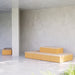 Gewerbefabrik Sitzbank Markdorf Outdoor Bank Parkbank Holz Gelb RAL 1028 Stadt