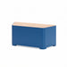 Gewerbefabrik Sitzbank Marksuhl Outdoor Bank Parkbank Holz Blau RAL 5005