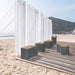 Gewerbefabrik Sitzbank Marksuhl Outdoor Bank Parkbank Holz Grau RAL 7011 Park
