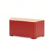 Gewerbefabrik Sitzbank Marksuhl Outdoor Bank Parkbank Holz Rot RAL 3001