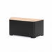 Gewerbefabrik Sitzbank Marksuhl Outdoor Bank Parkbank Holz Schwarz RAL 9017