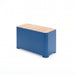 Gewerbefabrik Sitzbank Marktbreit Outdoor Bank Parkbank Holz Blau RAL 5005