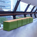 Gewerbefabrik Sitzbank Marktbreit Outdoor Bank Parkbank Holz Grün RAL 6018 Park