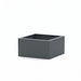 Gewerbefabrik Sitzbank Marktl Outdoor Bank Parkbank Stahl Grau RAL 7011