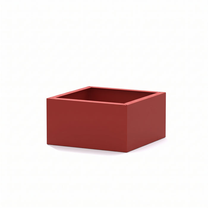 Gewerbefabrik Sitzbank Marktl Outdoor Bank Parkbank Stahl Rot RAL 3001