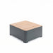 Gewerbefabrik Sitzbank Marktzeuln Outdoor Bank Parkbank Holz Grau RAL 7011