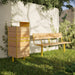 Gewerbefabrik Sitzbank Neubeuern Outdoor Bank Parkbank Gelb RAL 1028 Park