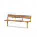 Gewerbefabrik Sitzbank Neubiberg Outdoor Bank Parkbank Gelb RAL 1028