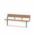 Gewerbefabrik Sitzbank Neubiberg Outdoor Bank Parkbank Grau RAL 7011