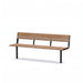 Gewerbefabrik Sitzbank Neubiberg Outdoor Bank Parkbank Schwarz RAL 9017
