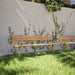 Gewerbefabrik Sitzbank Neubrunn Outdoor Bank Parkbank Gelb RAL 1028 Park