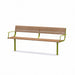 Gewerbefabrik Sitzbank Neubrunn Outdoor Bank Parkbank Grün RAL 6018