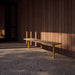 Gewerbefabrik Sitzbank Neubukow Outdoor Bank Parkbank Gelb RAL 1028 Park