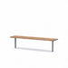 Gewerbefabrik Sitzbank Neubukow Outdoor Bank Parkbank Grau RAL 7011