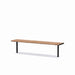 Gewerbefabrik Sitzbank Neubukow Outdoor Bank Parkbank Schwarz RAL 9017