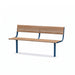 Gewerbefabrik Sitzbank Neubulach Outdoor Bank Parkbank Blau RAL 5005