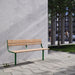 Gewerbefabrik Sitzbank Neubulach Outdoor Bank Parkbank Grün RAL 6018 Park