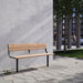 Gewerbefabrik Sitzbank Neubulach Outdoor Bank Parkbank Schwarz RAL 9017 Park