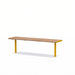 Gewerbefabrik Sitzbank Neuburg Outdoor Bank Parkbank Gelb RAL 1028