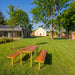 Gewerbefabrik Sitzbank Neuburg Outdoor Bank Parkbank Gelb RAL 1028 Stadt