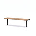 Gewerbefabrik Sitzbank Neuburg Outdoor Bank Parkbank Schwarz RAL 9017