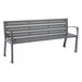 Gewerbefabrik Sitzbank Oberstdorf Outdoor Bank Parkbank Stahl Sitzbank