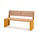 Gewerbefabrik Sitzbank Otterberg Outdoor Bank Parkbank Holz Gelb RAL 1028