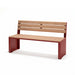 Gewerbefabrik Sitzbank Otterberg Outdoor Bank Parkbank Holz Rot RAL 3001