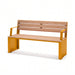 Gewerbefabrik Sitzbank Otterndorf Outdoor Bank Parkbank Holz Gelb RAL 1028