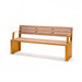 Gewerbefabrik Sitzbank Ottobeuren Outdoor Bank Parkbank Holz Gelb RAL 1028