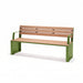 Gewerbefabrik Sitzbank Ottobeuren Outdoor Bank Parkbank Holz Grün RAL 6018