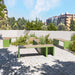 Gewerbefabrik Sitzbank Ottobrunn Outdoor Bank Parkbank Holz Grün RAL 6018 Stadt