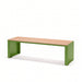 Gewerbefabrik Sitzbank Ottweiler Outdoor Bank Parkbank Holz Grün RAL 6018