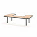Gewerbefabrik Sitzbank Rodenbach Outdoor Bank Parkbank Holz Grau RAL 7011