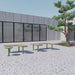 Gewerbefabrik Sitzbank Rodenbach Outdoor Bank Parkbank Holz Grün RAL 6018 Stadt