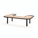 Gewerbefabrik Sitzbank Rodenbach Outdoor Bank Parkbank Holz Schwarz RAL 9017
