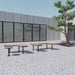 Gewerbefabrik Sitzbank Rodenbach Outdoor Bank Parkbank Holz Schwarz RAL 9017 Stadt