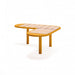 Gewerbefabrik Sitzbank Rodewald Outdoor Bank Parkbank Holz Gelb RAL 1028