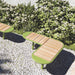 Gewerbefabrik Sitzbank Rodewald Outdoor Bank Parkbank Holz Grün RAL 6018 Park