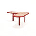 Gewerbefabrik Sitzbank Rodewald Outdoor Bank Parkbank Holz Rot RAL 3001