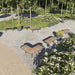 Gewerbefabrik Sitzbank Rodewisch Outdoor Bank Parkbank Holz Grau RAL 7011 Stadt