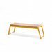 Gewerbefabrik Sitzbank Rott Outdoor Bank Parkbank Holz Gelb RAL 1028