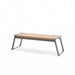 Gewerbefabrik Sitzbank Rott Outdoor Bank Parkbank Holz Grau RAL 7011