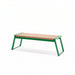Gewerbefabrik Sitzbank Rott Outdoor Bank Parkbank Holz Grün RAL 6018