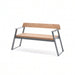Gewerbefabrik Sitzbank Rottenbuch Outdoor Bank Parkbank Holz Grau RAL 7011