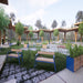 Gewerbefabrik Sitzbank Rottenburg Outdoor Bank Parkbank Holz Blau RAL 5005 Stadt