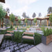 Gewerbefabrik Sitzbank Rottenburg Outdoor Bank Parkbank Holz Grau RAL 7011 Stadt