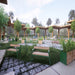 Gewerbefabrik Sitzbank Rottenburg Outdoor Bank Parkbank Holz Grün RAL 6018 Stadt